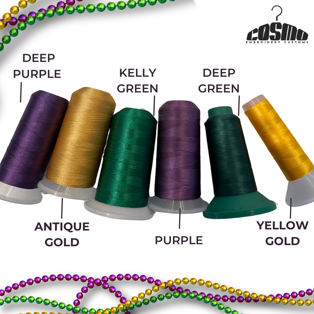 MARDI GRAS DENIM SHORTS - BLACK