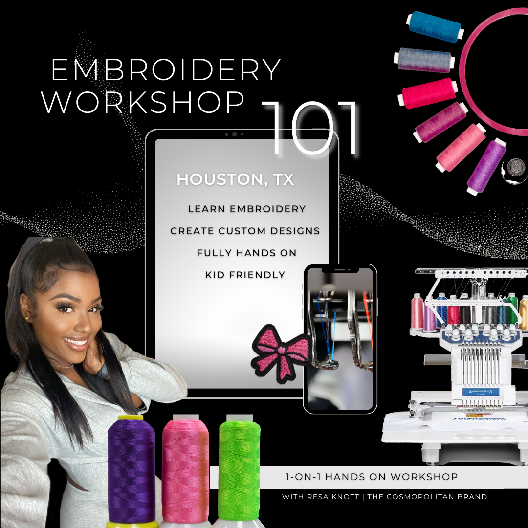 EMBROIDERY WORKSHOP - HOUSTON