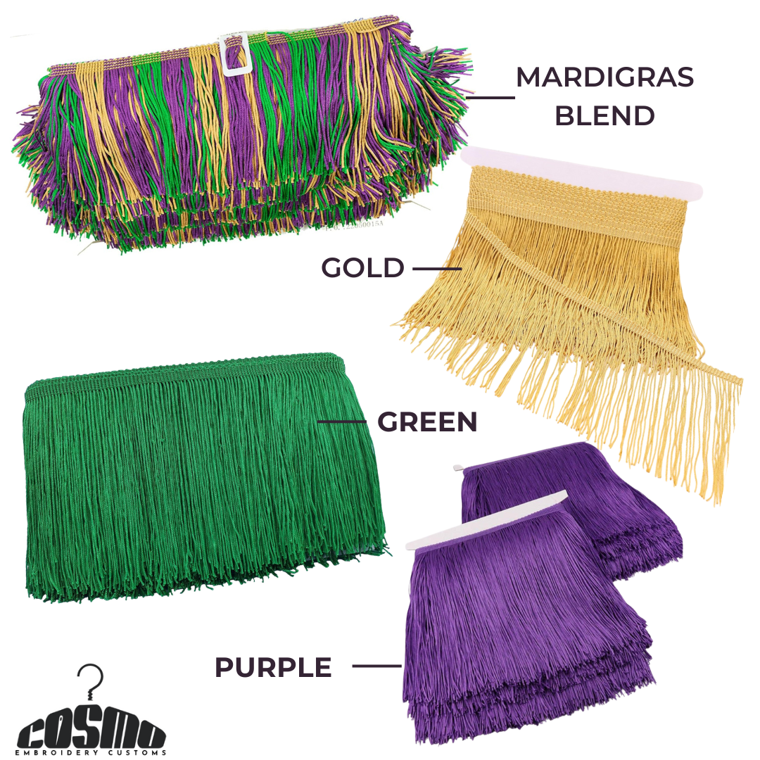 MARDI GRAS DENIM JEANS PANTS