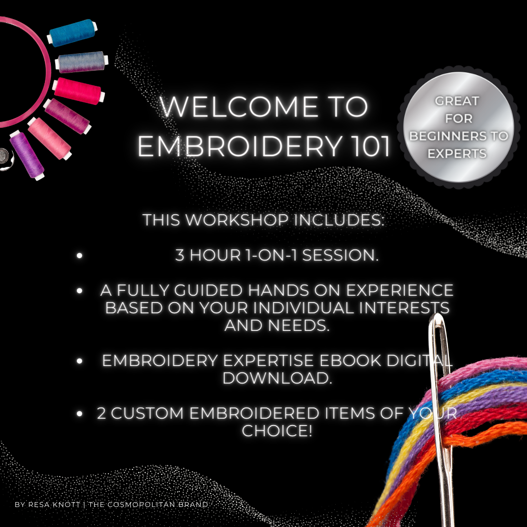 EMBROIDERY WORKSHOP - HOUSTON