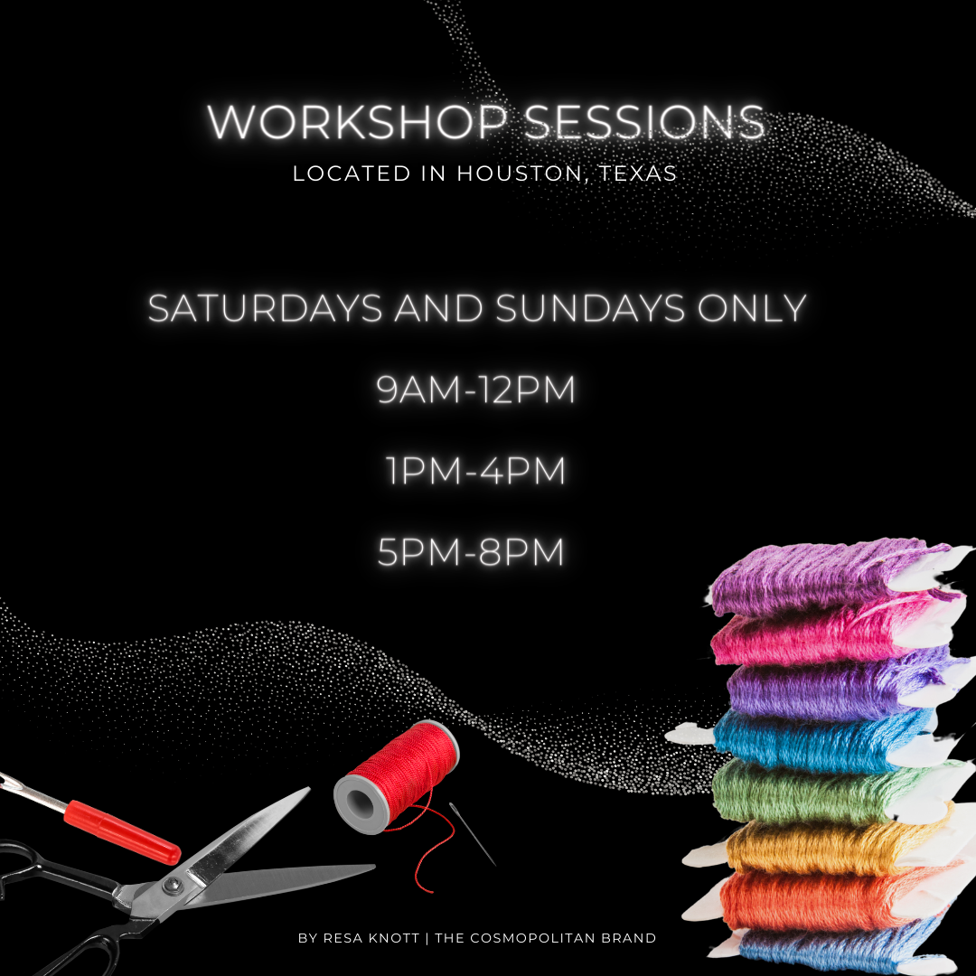 EMBROIDERY WORKSHOP - HOUSTON