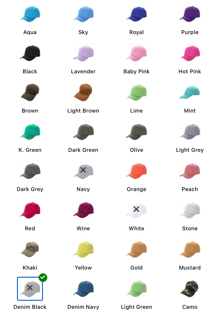 CUSTOM EMBROIDERED DAD HAT